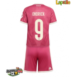 Real Madrid Endrick #9 Kolmaspaita Lapsille 2026-27 Lyhythihainen (+ shortsit)